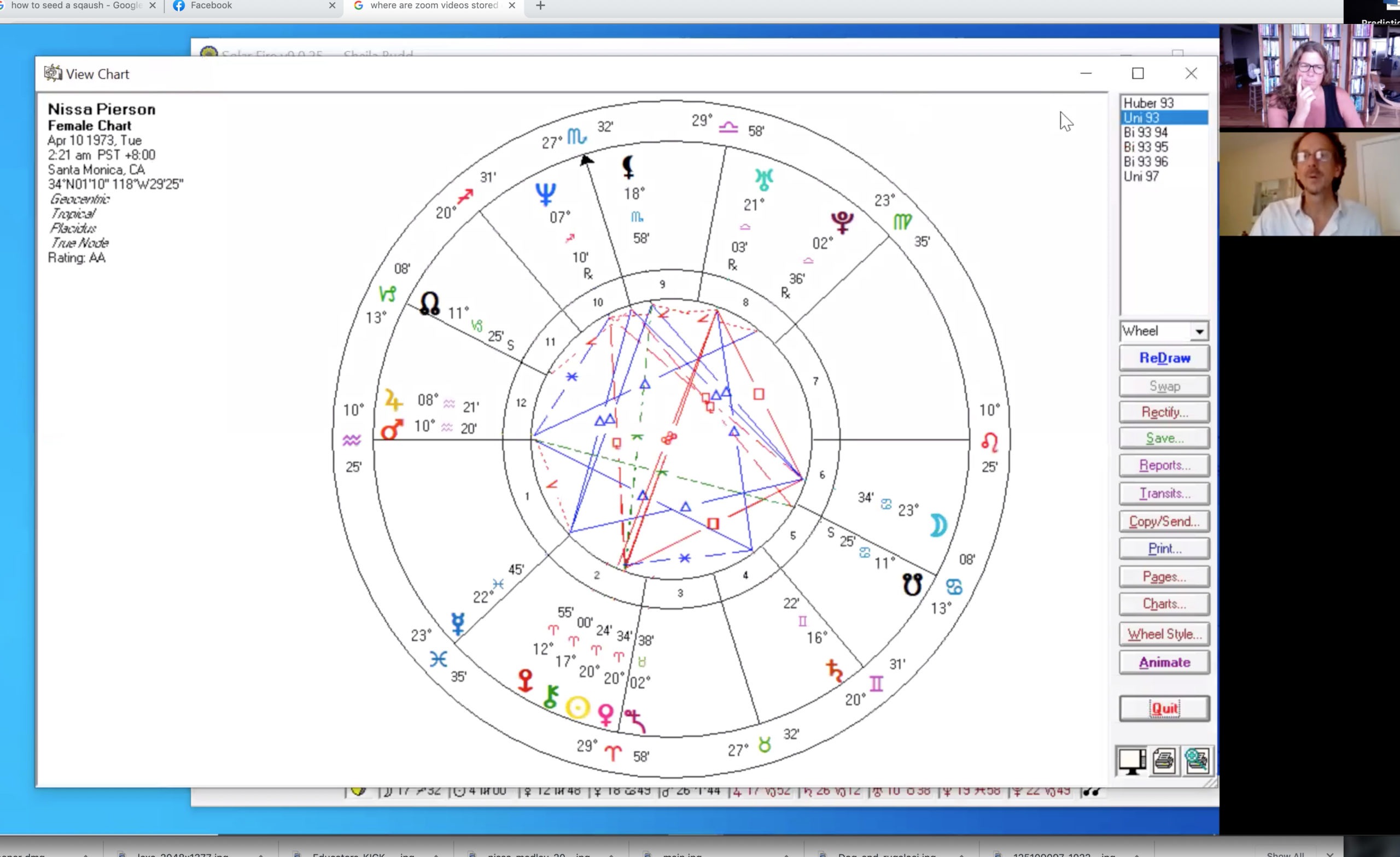 astrological chart copy