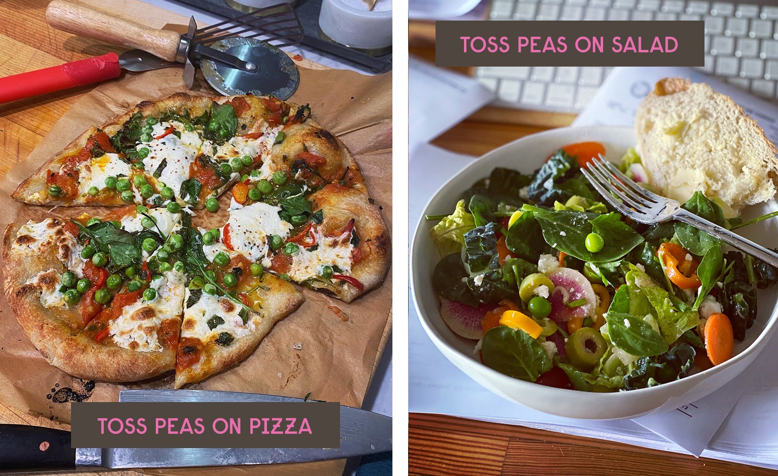 Pzza salad